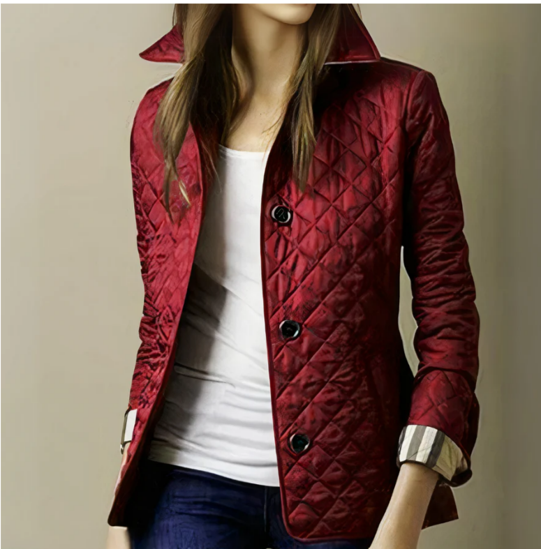 Women's Evelyn Jacket in Premium Cotton with a Refined Finish