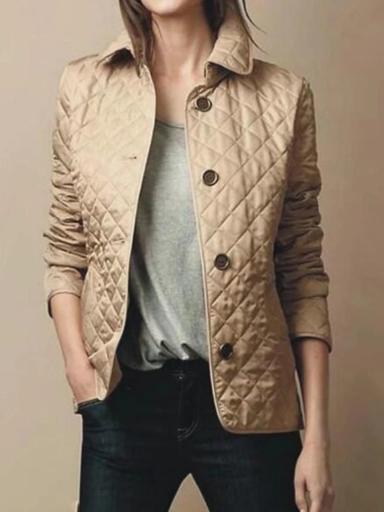 Women's Evelyn Jacket in Premium Cotton with a Refined Finish