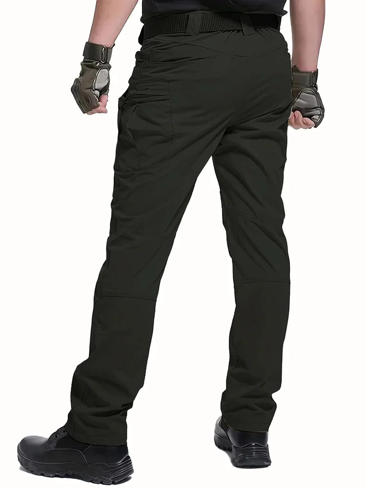 Men's waterproof tactical pants in advanced military fabric