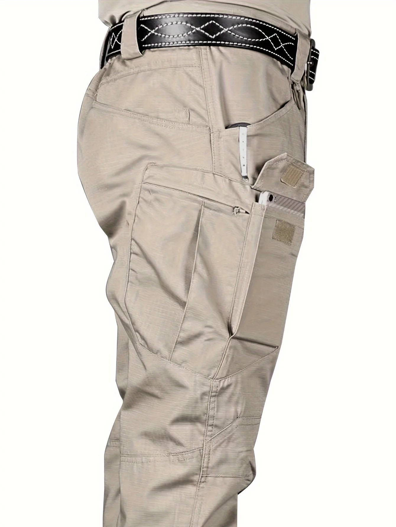 Men's waterproof tactical pants in advanced military fabric