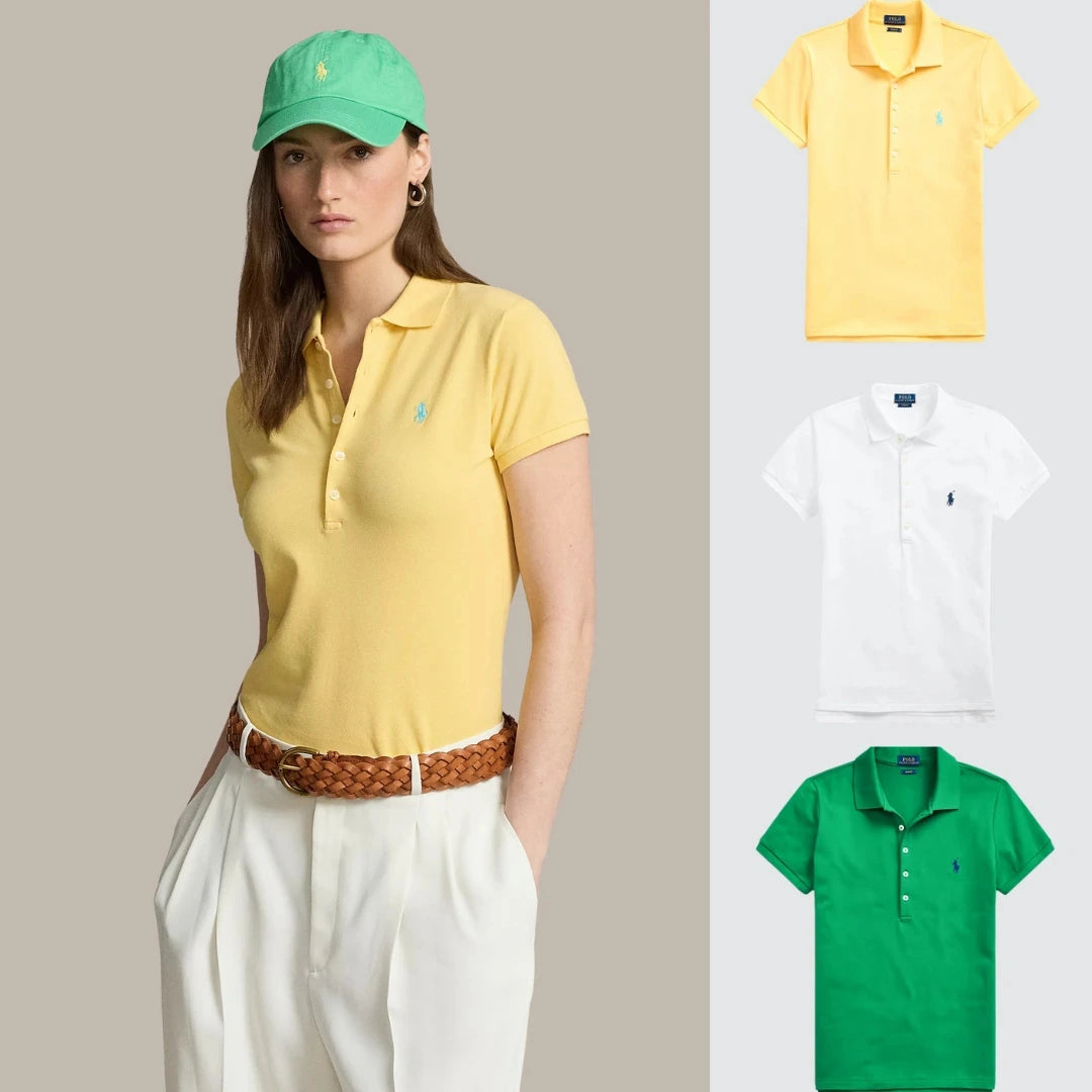 BUY 1, GET 3! PIQUÉ COTTON POLO SHIRT SET