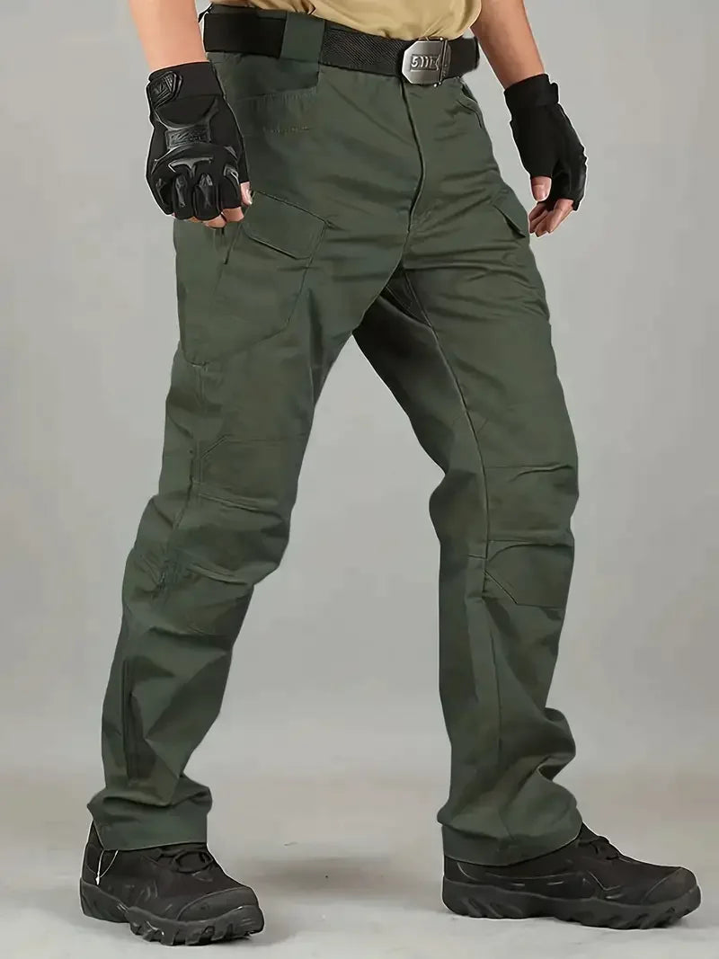 Men's waterproof tactical pants in advanced military fabric