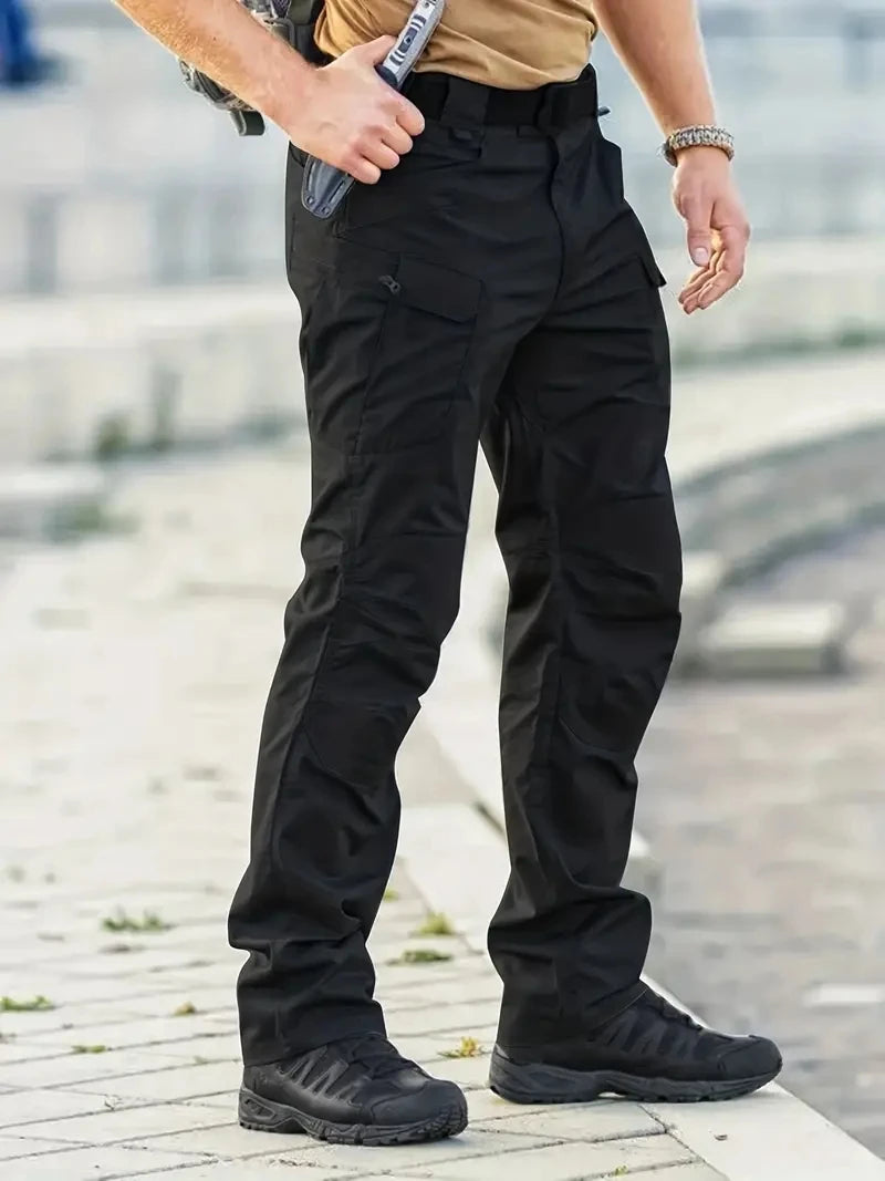 Men's waterproof tactical pants in advanced military fabric