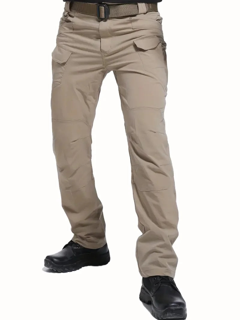 Men's waterproof tactical pants in advanced military fabric