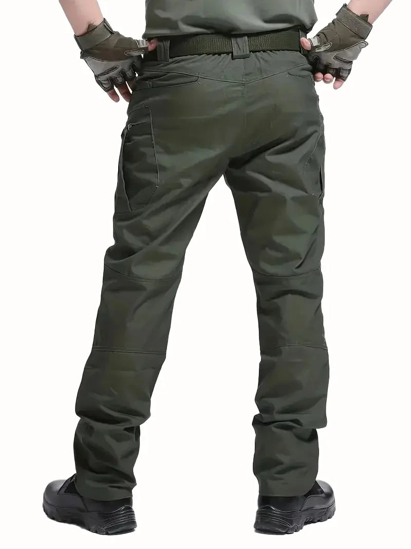 Men's waterproof tactical pants in advanced military fabric